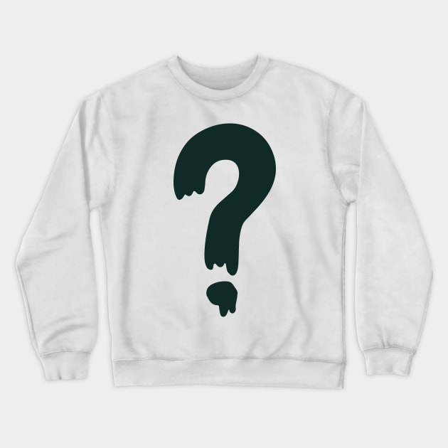 Gravity Falls Soos Question Mark Crewneck Sweatshirt by Rush Creative Tees